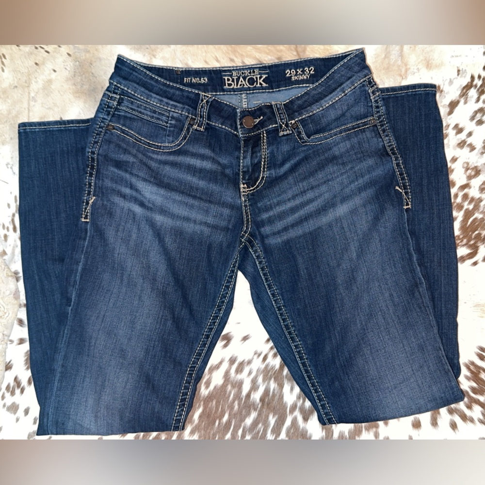 Buckle Black Skinny Jean